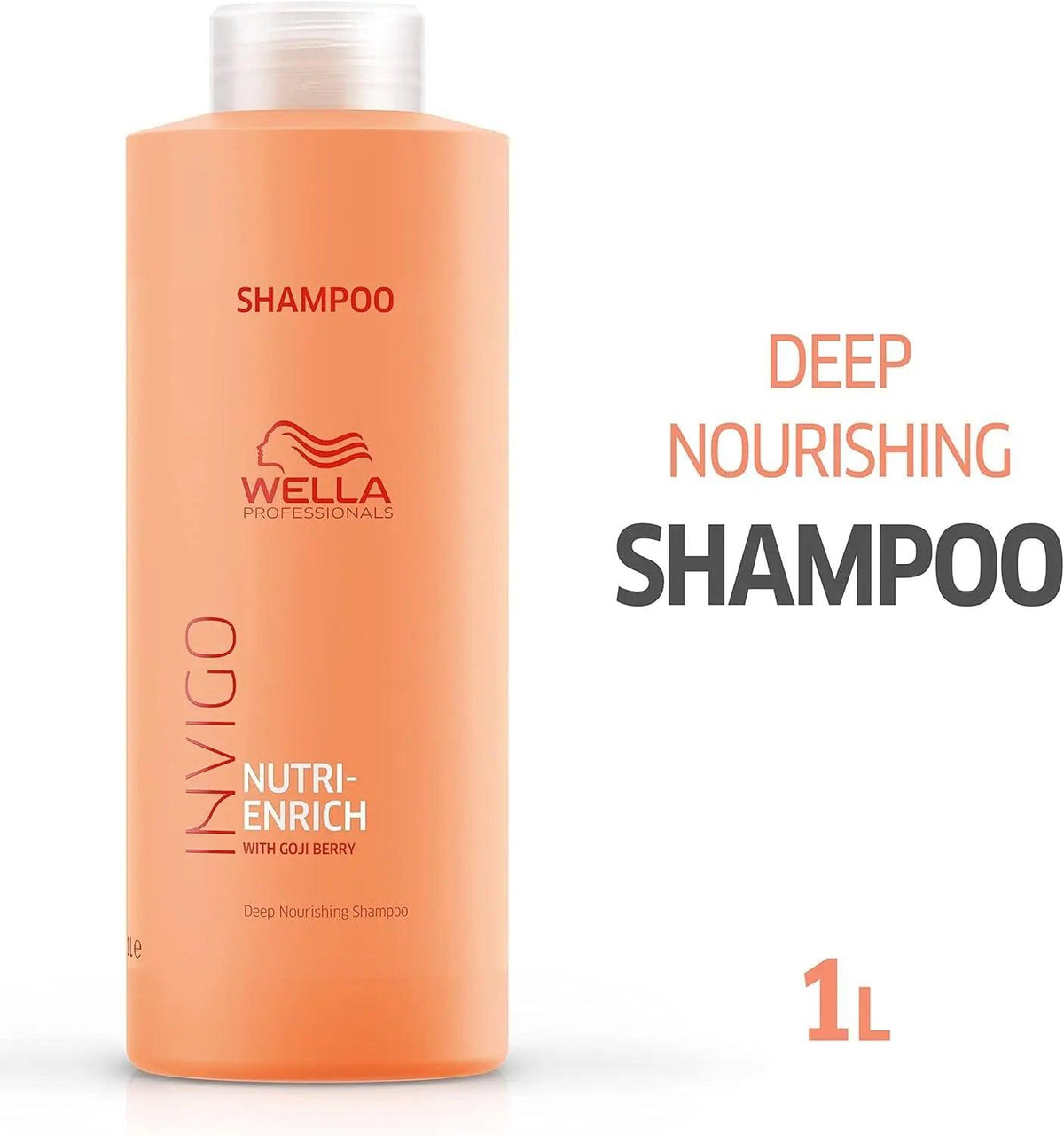 Wella Professionals Invigo Nutri-Enrich Deep Nourishing Shampoo – 1L Shampoo/Conditioner Wella