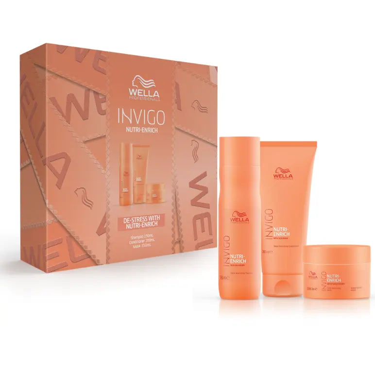 Wella Invigo De Stress Nutri Enrich Trio Pack Gift Packs Wella