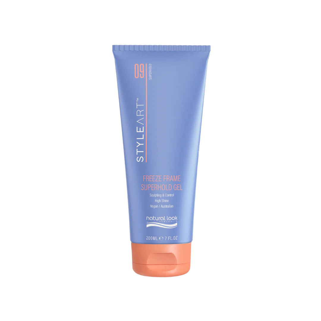 Natural Look StyleArt Freeze Frame Styling Gel 200g Hair Gel Natural Look