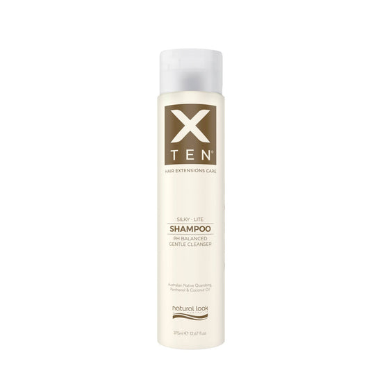 Natural Look X-Ten Silky-Lite Shampoo 375ml Hair Extensions And Care Products Natural Look