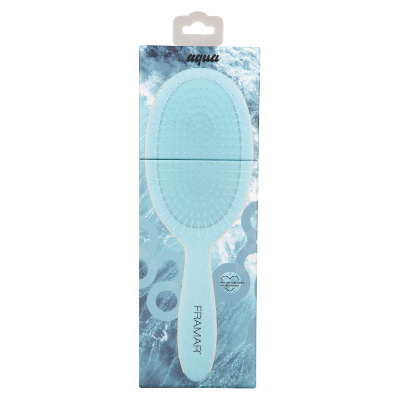 Framar Baecation Detangle Brush Aqua Hair Brush Framar