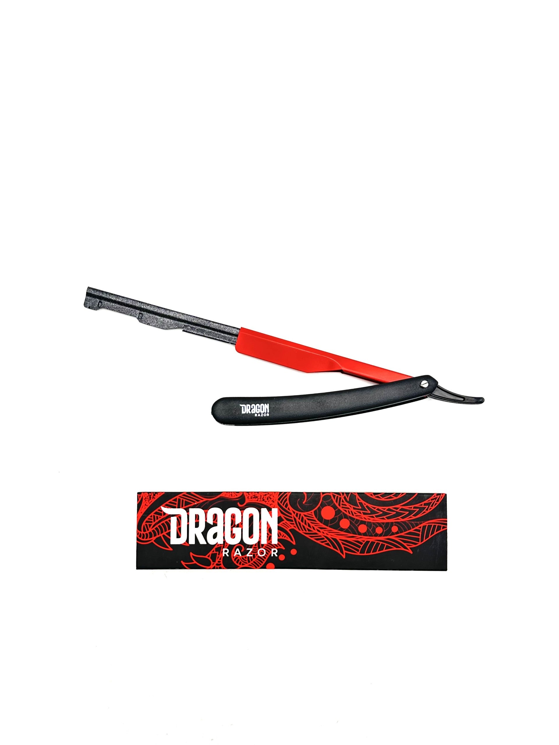 Dragon Razor Cut Throat Single Edge Razor Black and Red Razors Dragon Razor