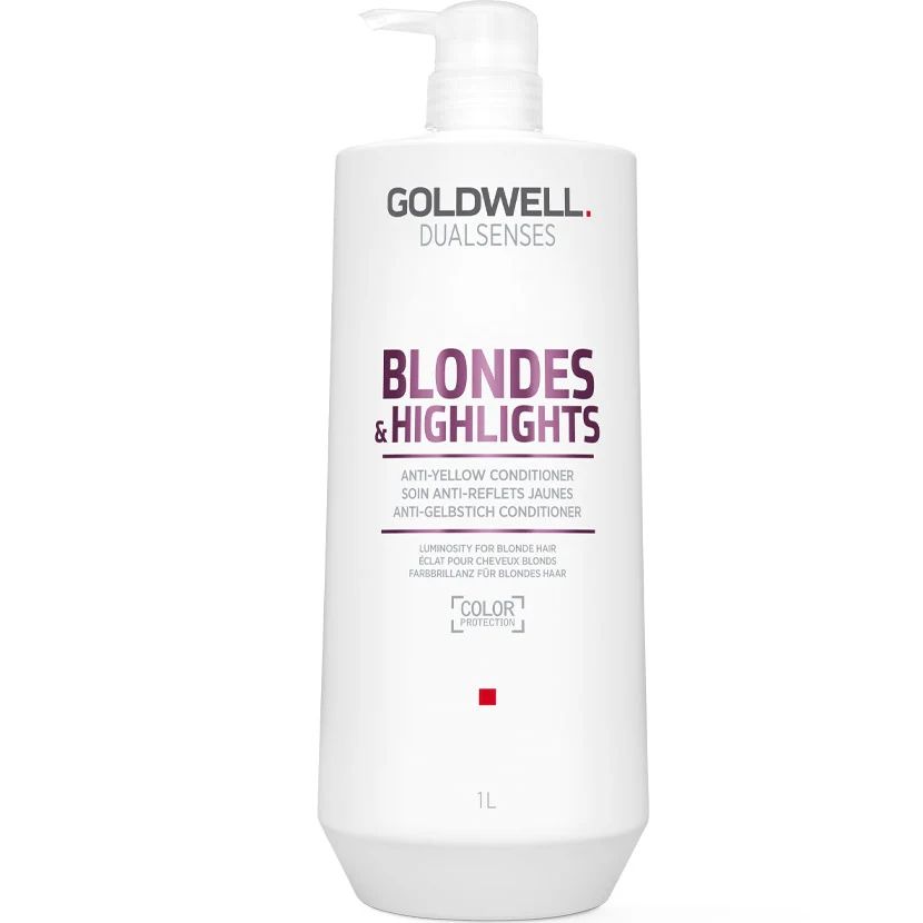 Goldwell Dualsenses Blondes & Highlights Anti-Yellow Conditioner 1L Shampoo/Conditioner Goldwell