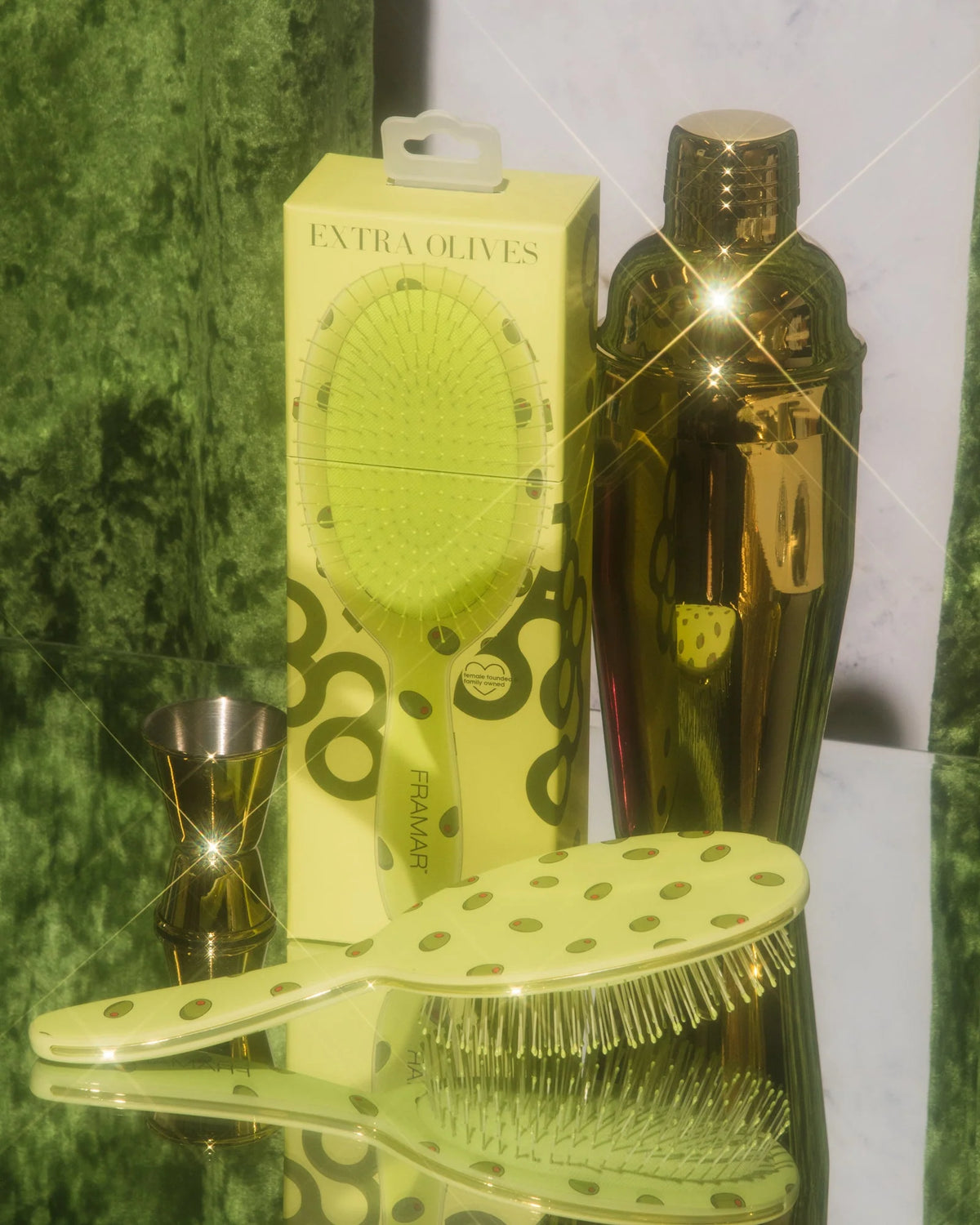 Framar Extra Dirty - Detangle Brush Extra Olives