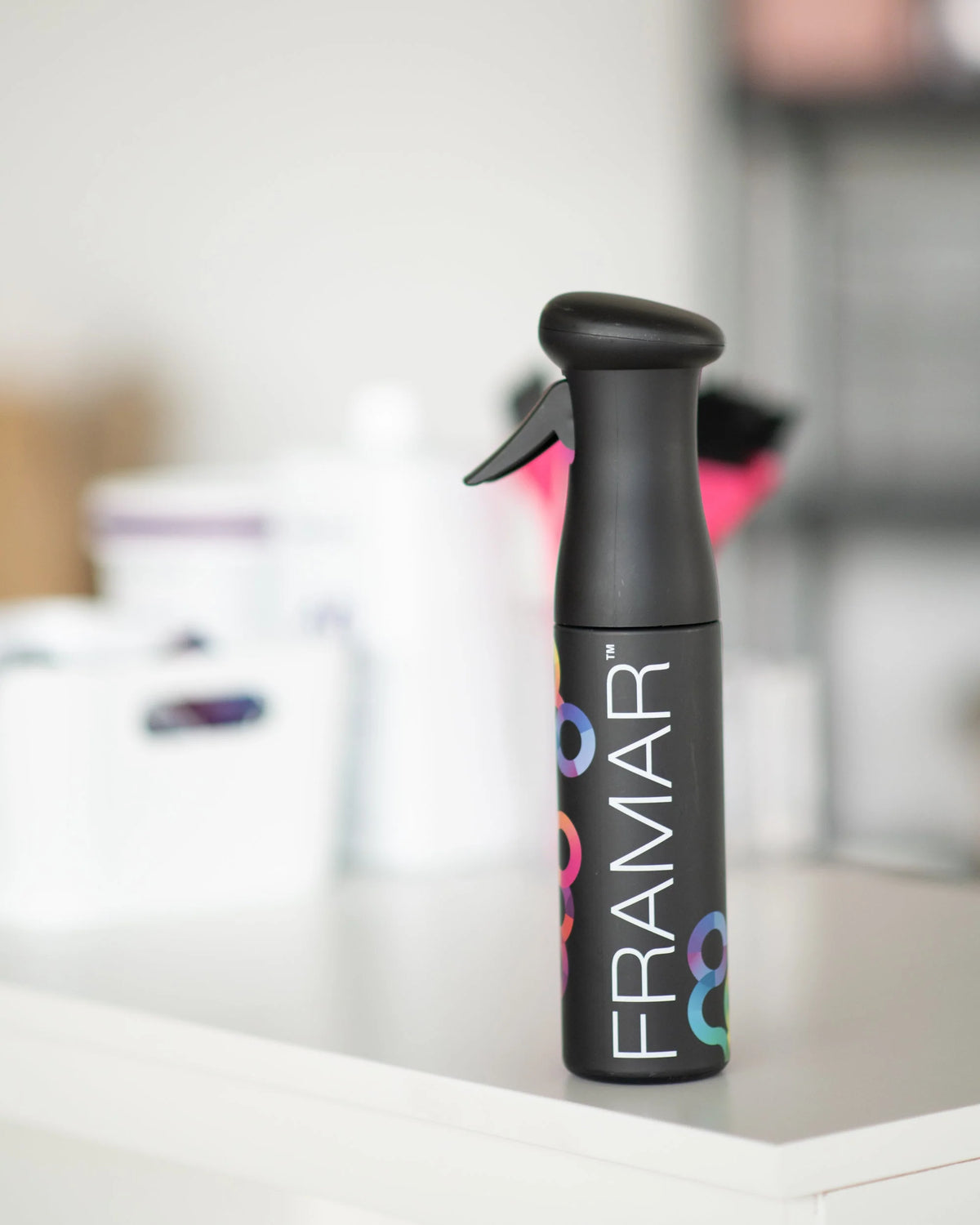 Framar Myst Assist Spray Bottle Black Spray Bottles Framar