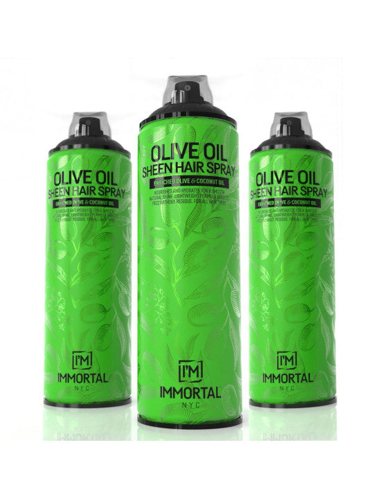 Immortal NYC Olive Oil Sheen Spray 500ml Hair Finishing Spray Immortal