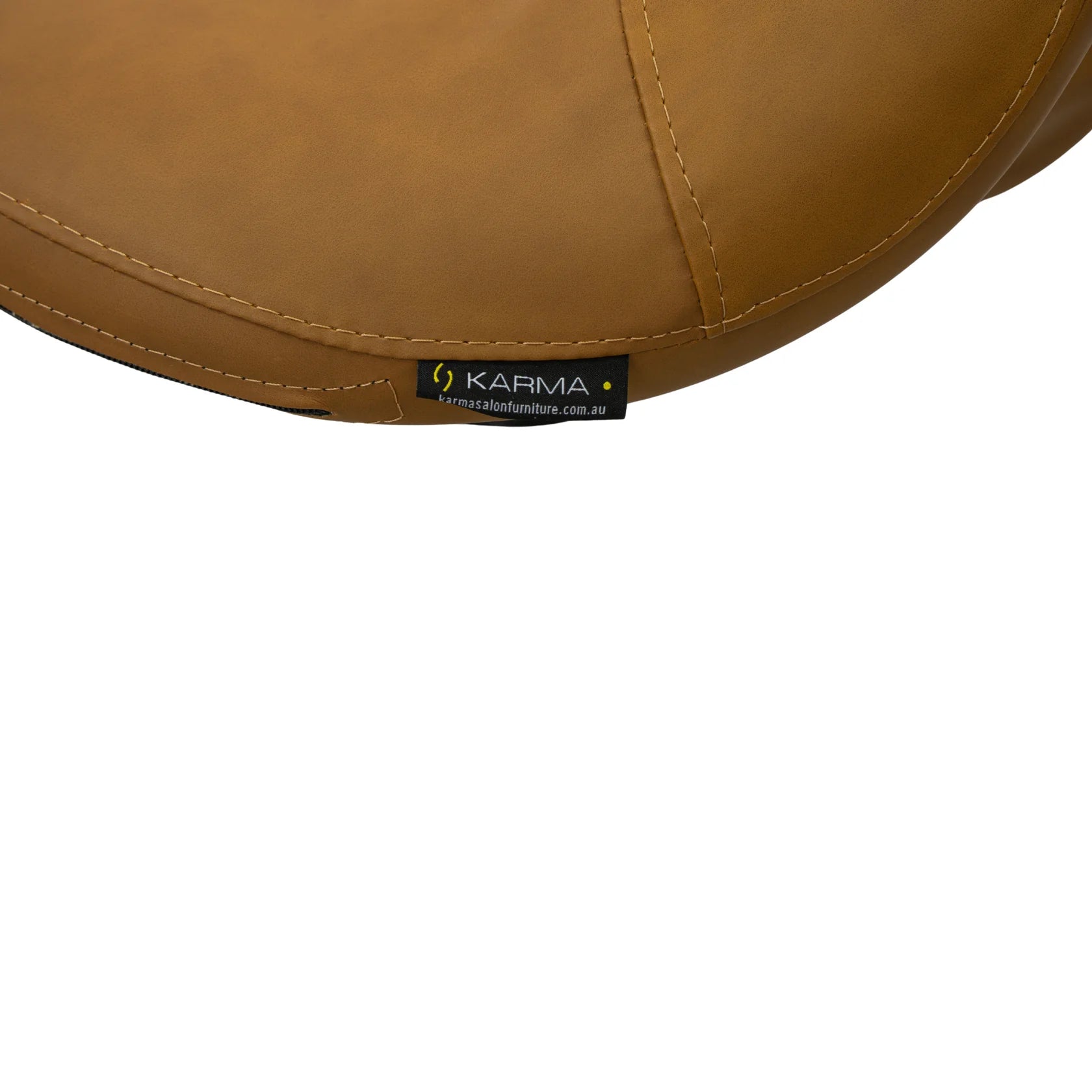 Karma Evandale Salon Saddle Stool Tan No.05 07040502 Salon Stools Karma