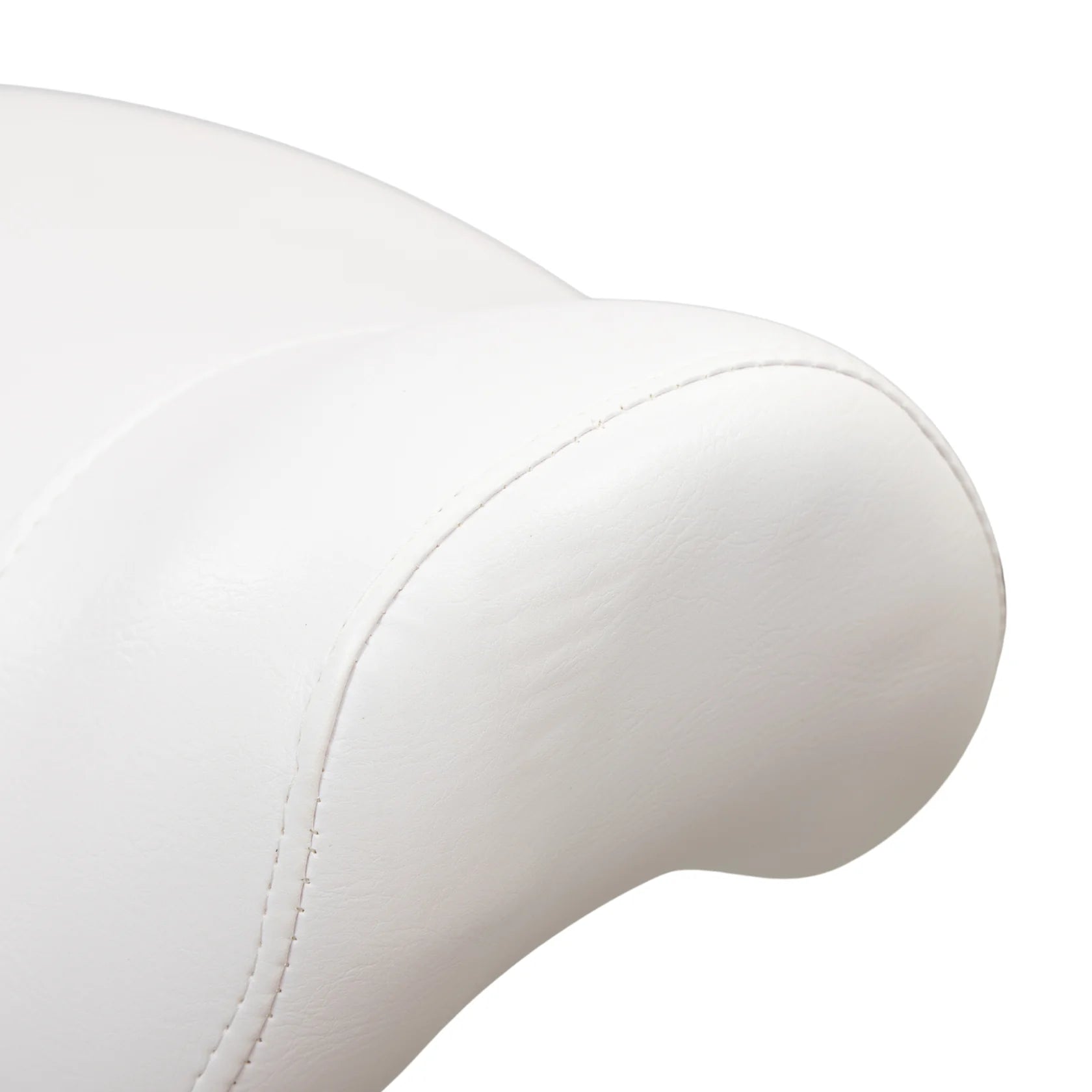 Karma Evandale Salon Saddle Stool White 07040402 Salon Stools Karma