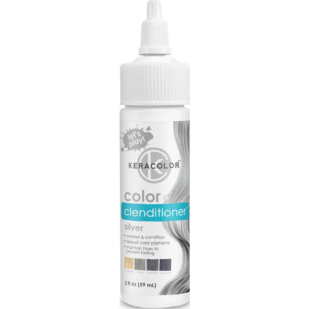 Keracolor Clenditioner Silver 59ml Colouring Shampoo/Conditioner Keracolor