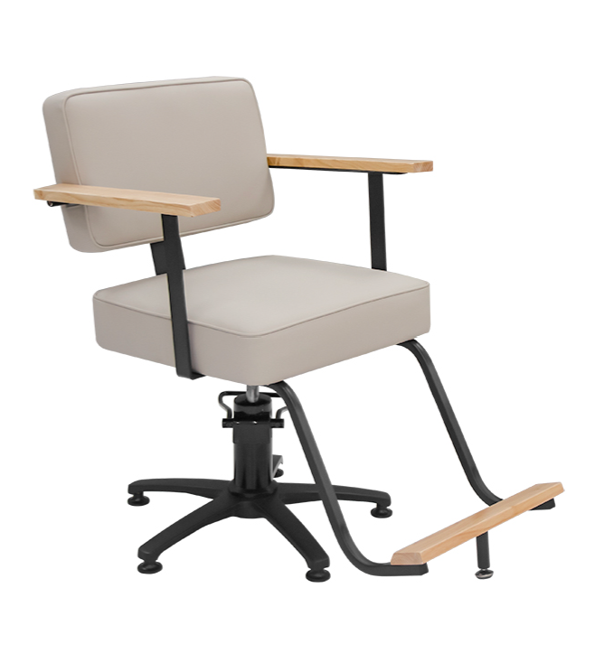 Karma Kingscliffe Salon Chair Greige/Black 02142101 Salon Chairs Karma