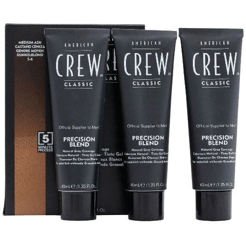 American Crew Precision Blend Medium Ash 3x40ml Hair Colours - Permanent American Crew