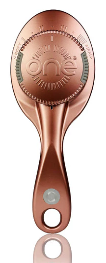 ONE PRO Hair Brush Grey Adjustable Bristle Strength Rose Gold/Grey Bristle Metallic Edition Hair Brush ONE