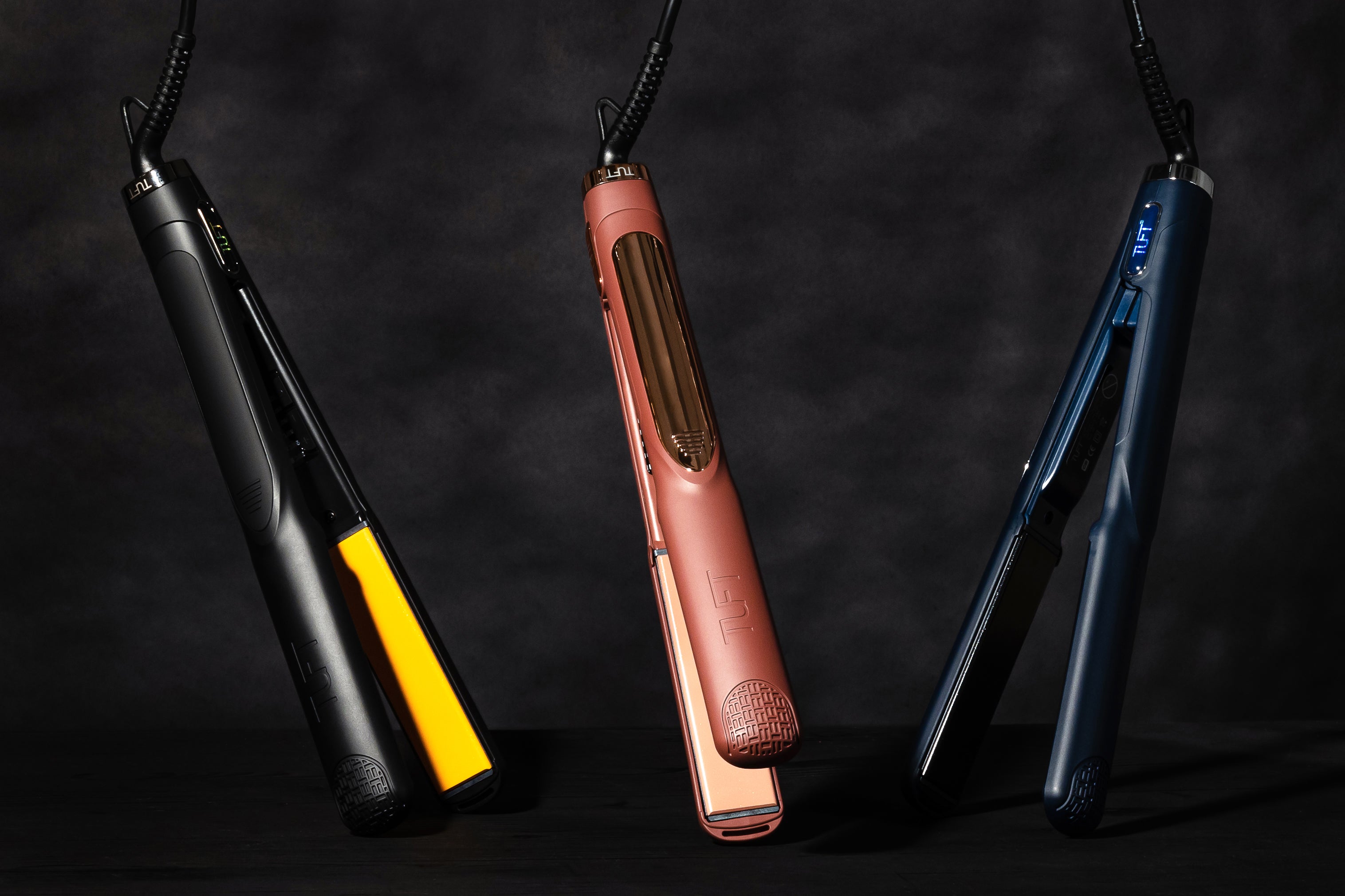 TUFT Diamond Plus 1inch Hair Straightener 200W 6608 Black Hair Straightener Tuft