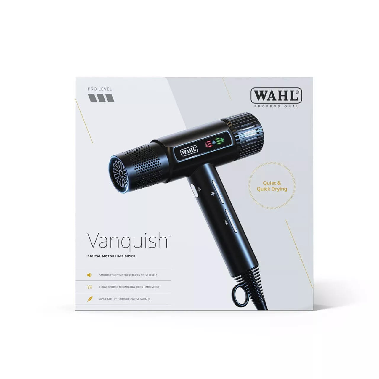Wahl Vanquish T-Shaped Hair Dryer with Brushless Motor Hair Dryer Wahl