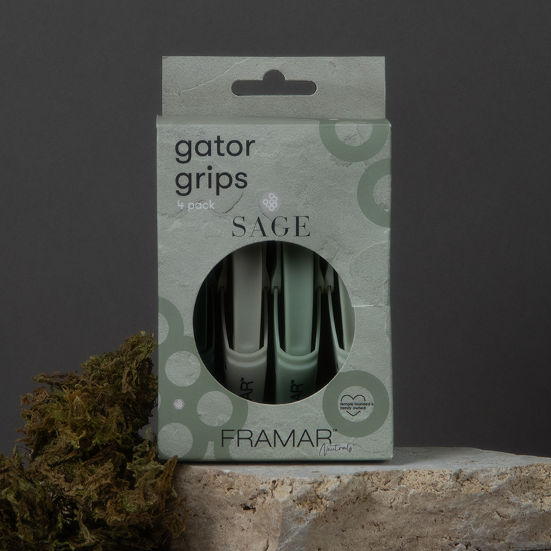 Framar Neutrals - Gator Grips Hair Clips- Ties - Accessories Framar