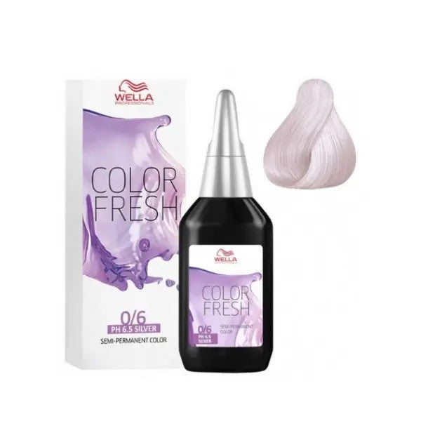 Wella Color Fresh Semi-Permanent Colour 75ml - Silver 0/6 Violet