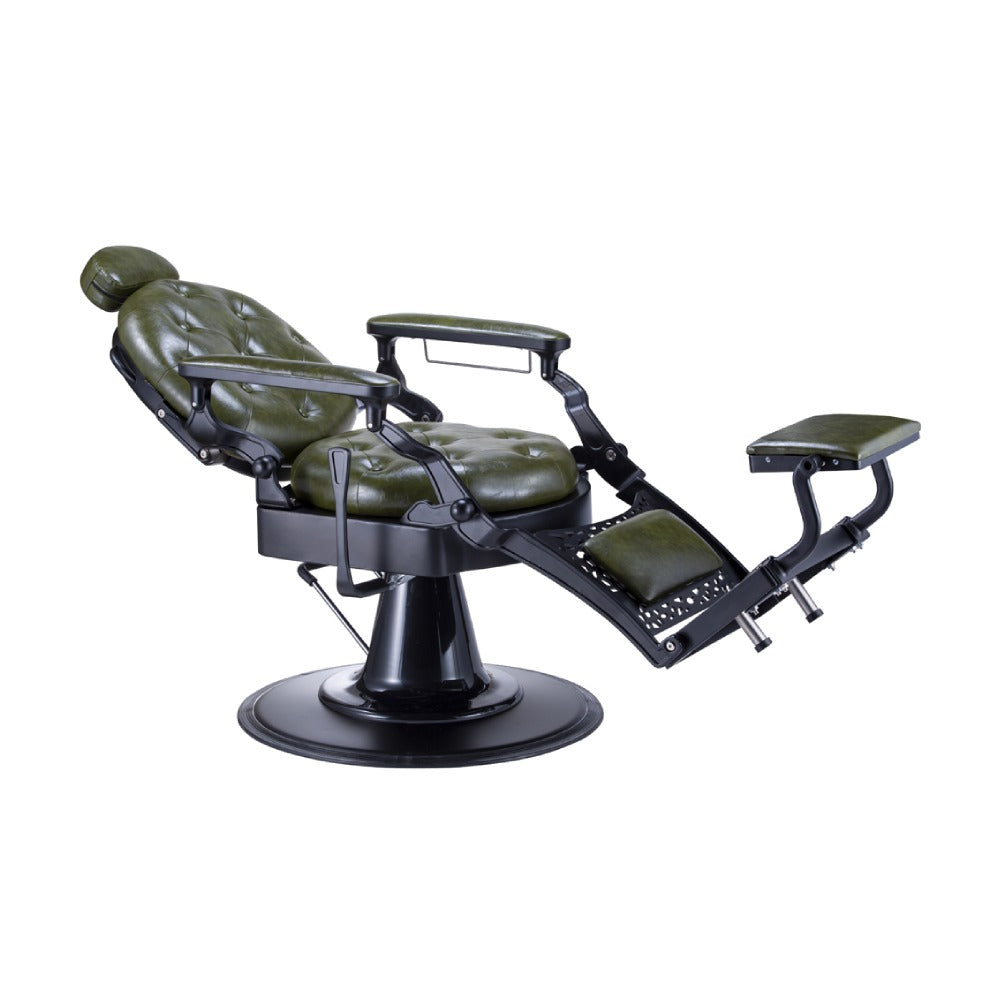 Karma Gold Coast Barber Chair 04030901 - Green & Black Barber Chair Karma