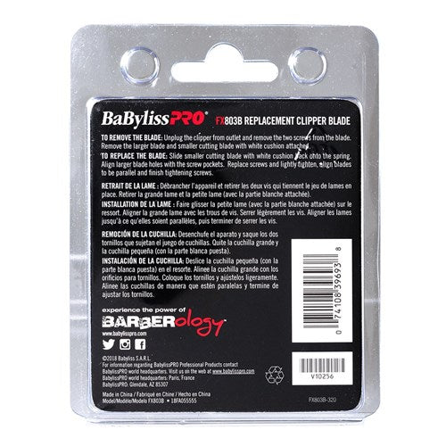BaBylissPRO Black Clipper Blade FX803B Trimmer/Clipper Blades BaBylissPRO