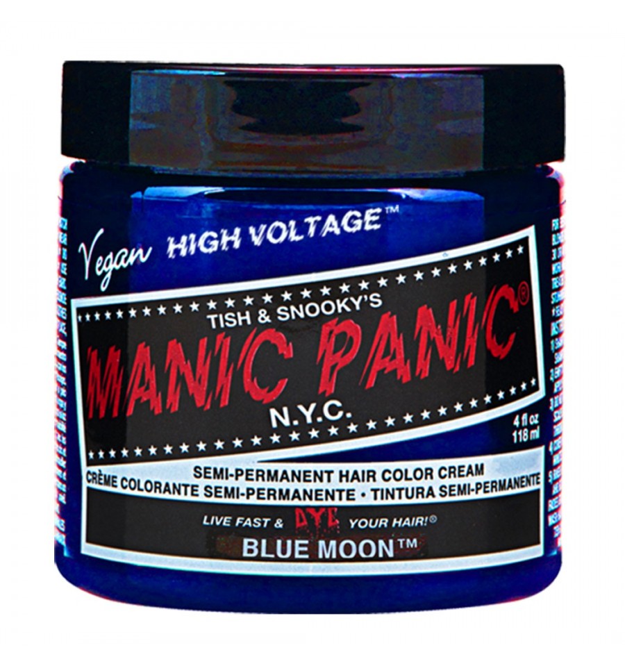 Manic Panic Blue Moon Classic Cream 118ml Hair Colours - Semi Permanent Manic Panic