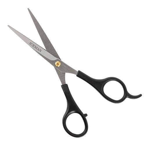 Iceman Salon Pro Black Handle 6Inch Scissor Scissors Iceman