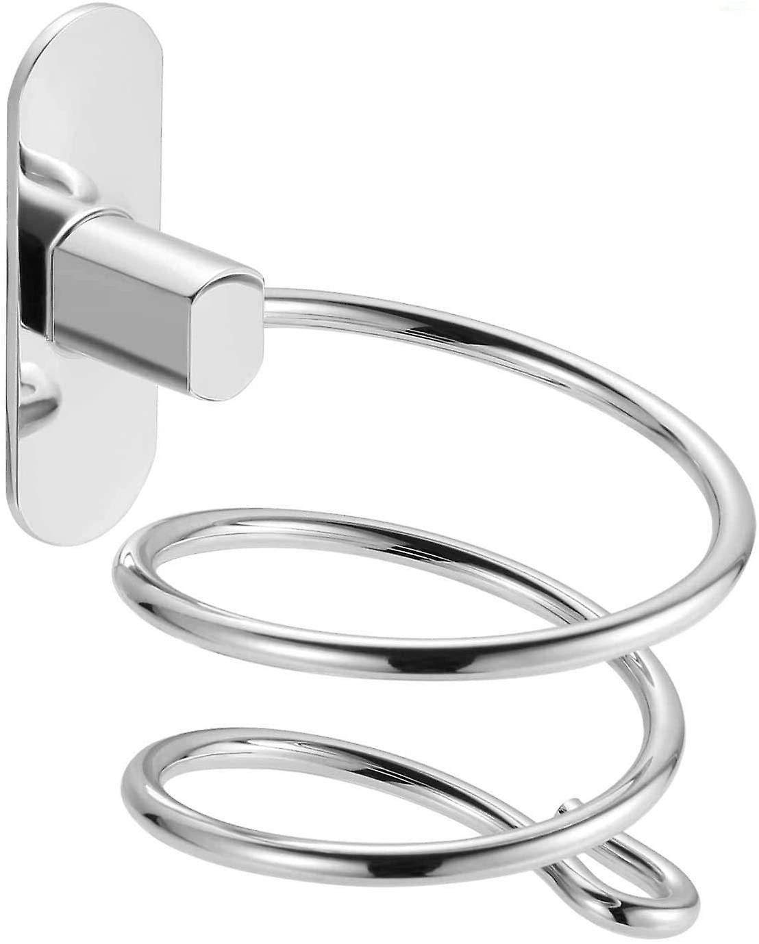 Bob Hairdryer Holder Spiral Silver Hair Dryer Accessories Bob