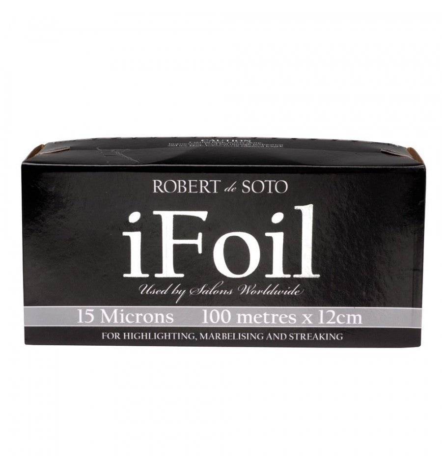 Robert DeSoto iFoil 15 Micron Foil 100m Roll x 125mm Silver Foil Robert De Soto