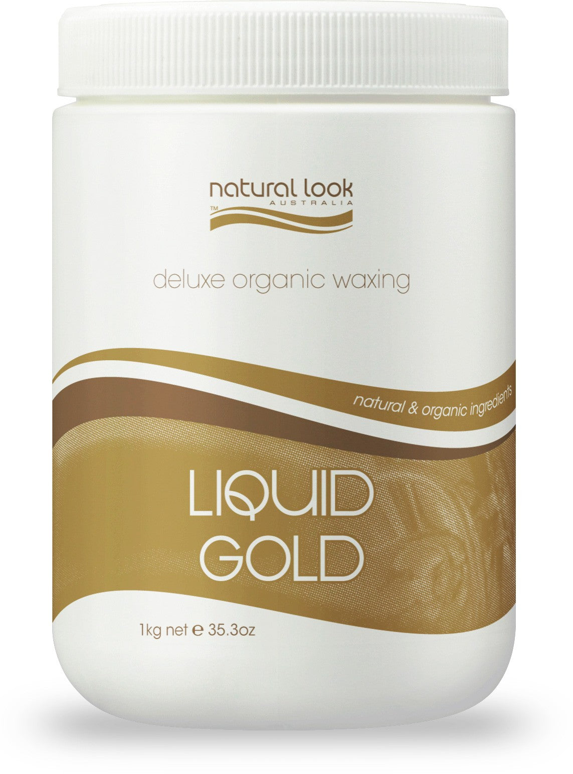 NATURAL LOOK LIQUID GOLD WAX 1KG STRIP WAX