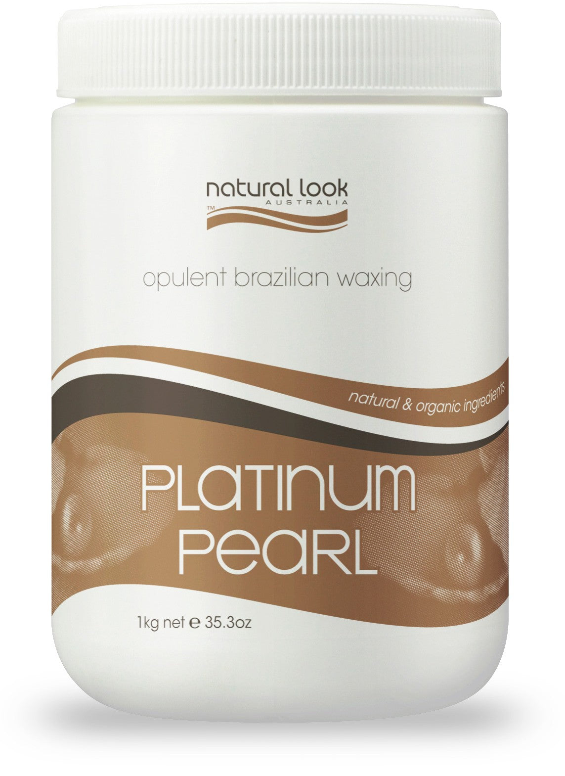 Natural Look Platinum Paradise Strip Wax Tub 1kg Waxing Natural Look