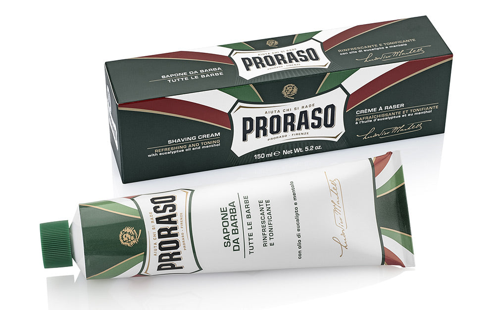Proraso Shave Cream Tube Eucalyptus and Menthol Refresh 150ml Shaving Products Proraso