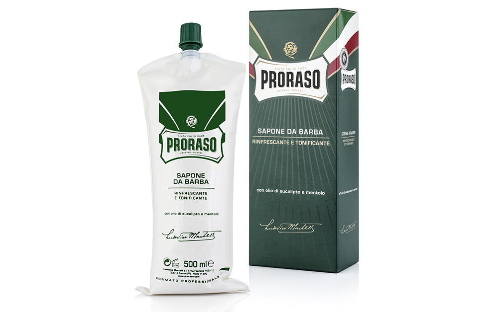 Proraso Shaving Cream Eucalyptus And Menthol Tube 500ml Shaving Products Proraso