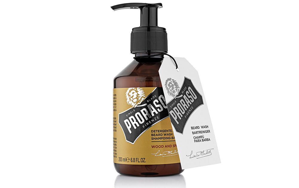 Proraso Wood and Spice Beard Wash 200ml Beard - Moustache Care Proraso