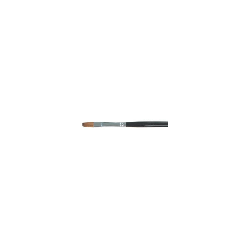 Hawley Pure Kolinsky Sable Flat Brush Size 8F #6011BC Nail Brushes Hawley
