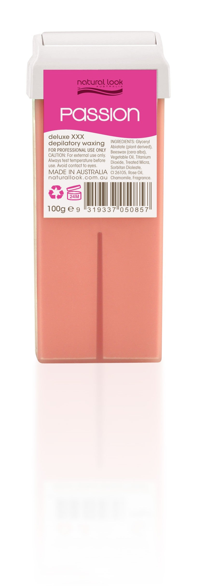 Natural Look Passion Deluxe XXX Liquid Wax Cartridge 100g Waxing Natural Look