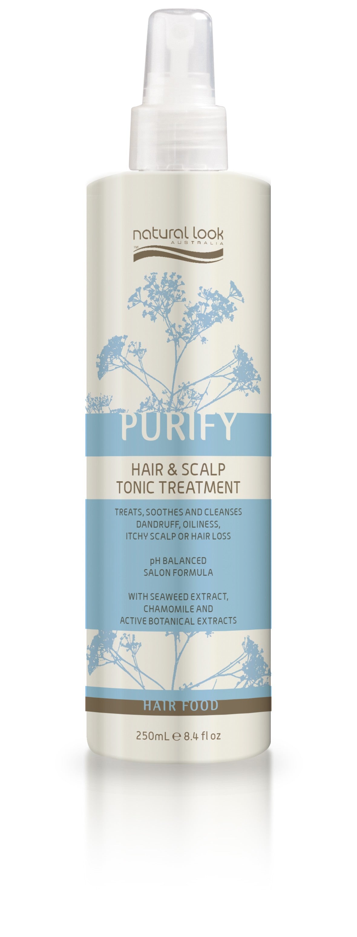 Natural Look Purify Hair and Scalp Tonic Treatment 250ml Hair Oil and Serum Natural Look