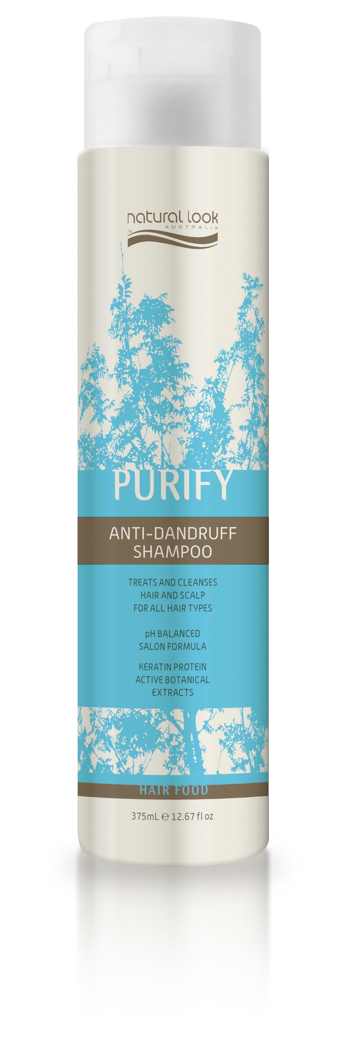 Natural Look Purify Anti-Dandruff Shampoo 375ml Shampoo/Conditioner Natural Look