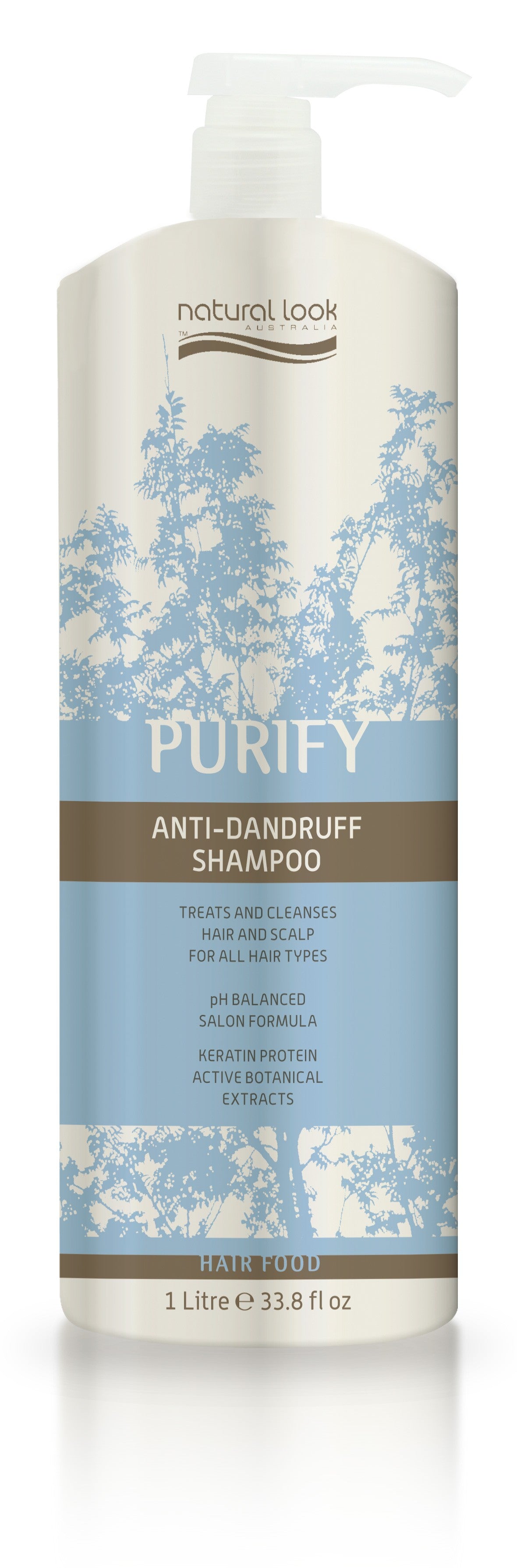 Natural Look Purify Anti-Dandruff Shampoo 1L Shampoo/Conditioner Natural Look