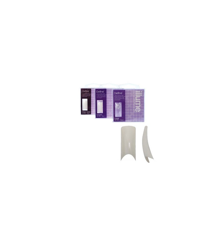 Hawley Illume Define Natural Tips 50pk Size 4 #15500-4 Nail Tips Hawley
