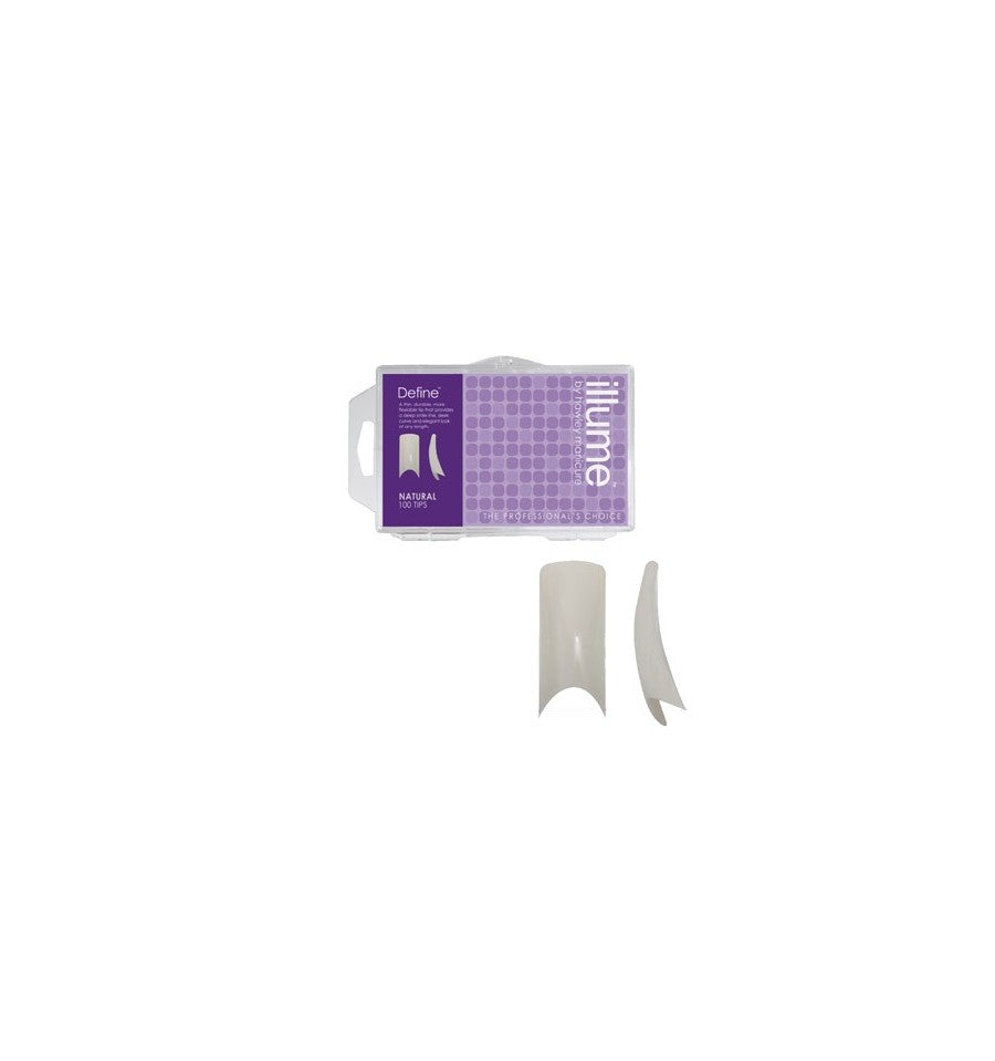 Hawley Illume Define 100 Natural Tips #15501 Nail Tips Hawley
