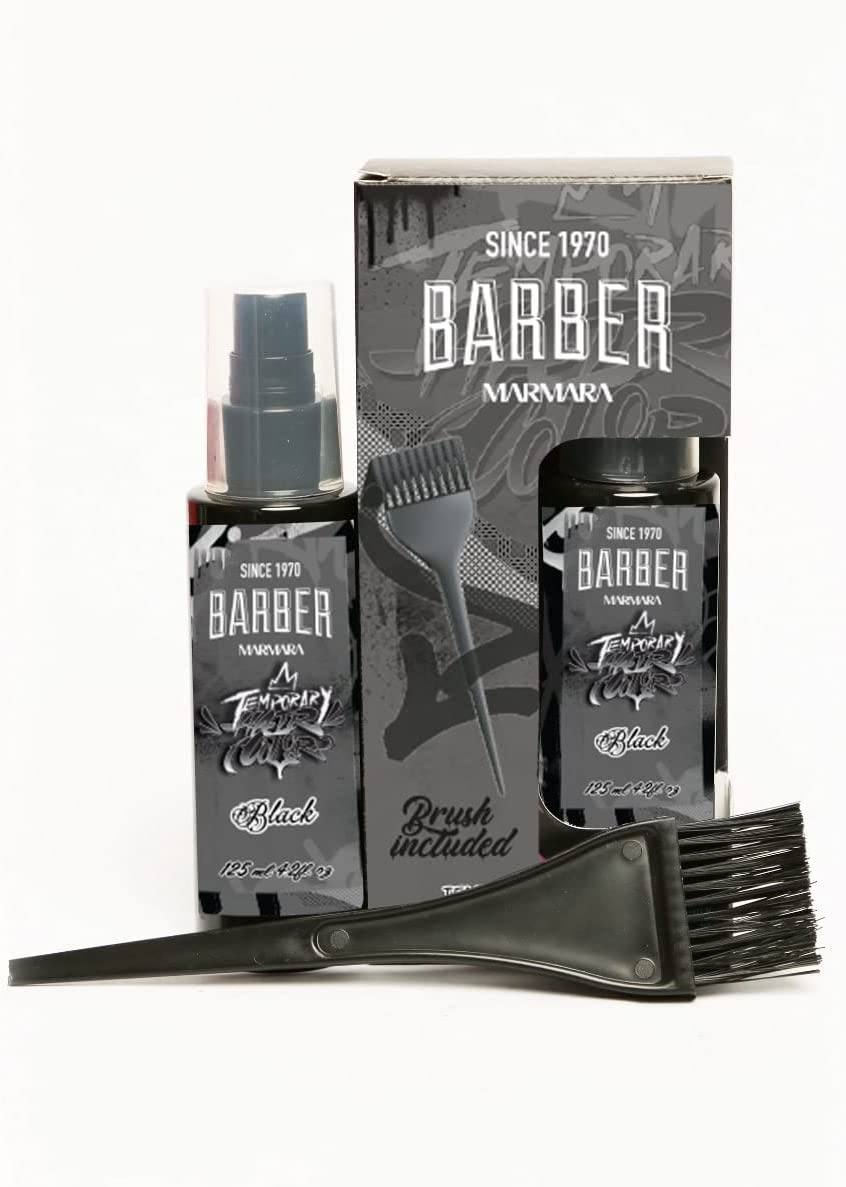 Barber Marmara Temporary Hair Colour Black 125ml Hair Colours - Temporary Barber Marmara
