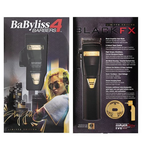 BaBylissPRO Black FX Lithium Clipper - Black Cord/Cordless Clipper BaBylissPRO