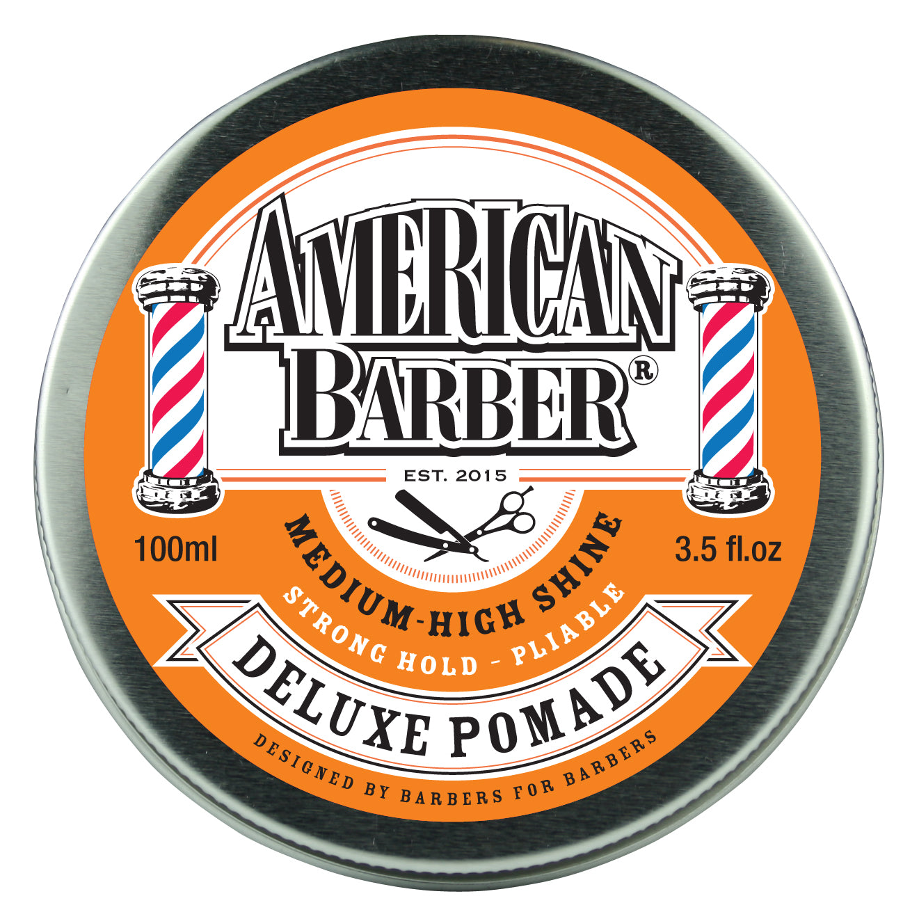 American Barber Deluxe Pomade 100ml Hair Styling Product American Barber