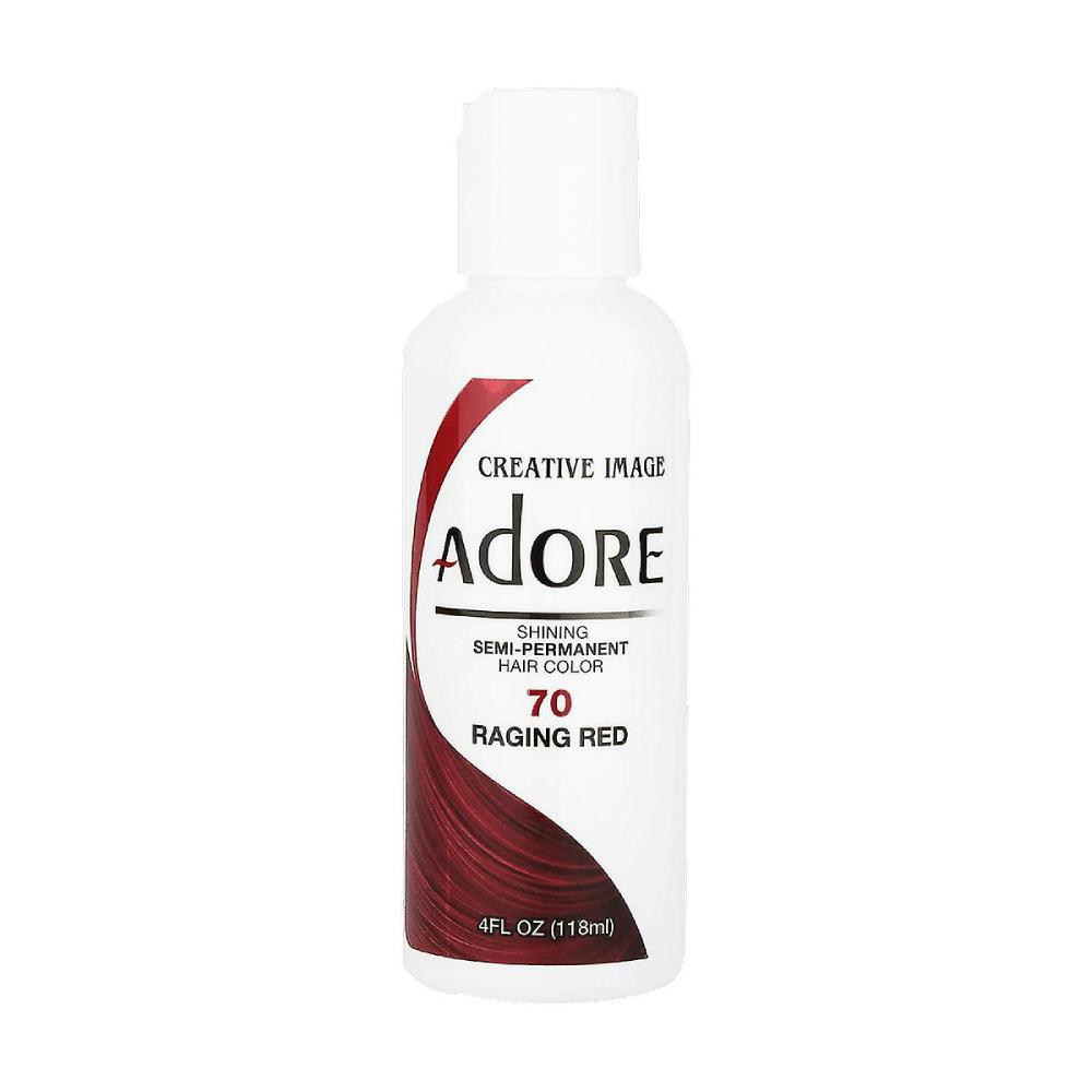 Adore Semi Permanent Hair Colour No. 70 Raging Red 118ml Hair Colours - Semi Permanent Adore