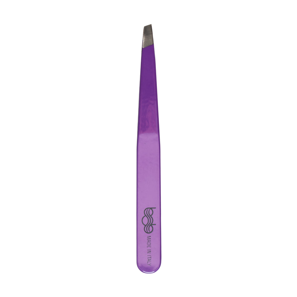 Bob Premium Tweezers Slant Pink - Made in Italy Tweezers Bob