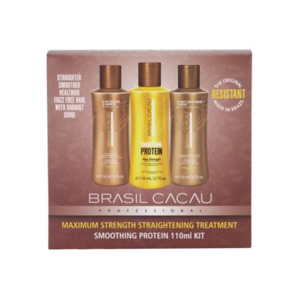 Brasil Cacau Smoothing Protein Max Strength Kit 110ml Keratin Brasil Cacau