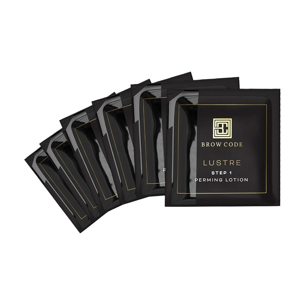 Brow Code Lustre Step 1 Single Use Sachets 20x 1ml Eyebrow Brow Code