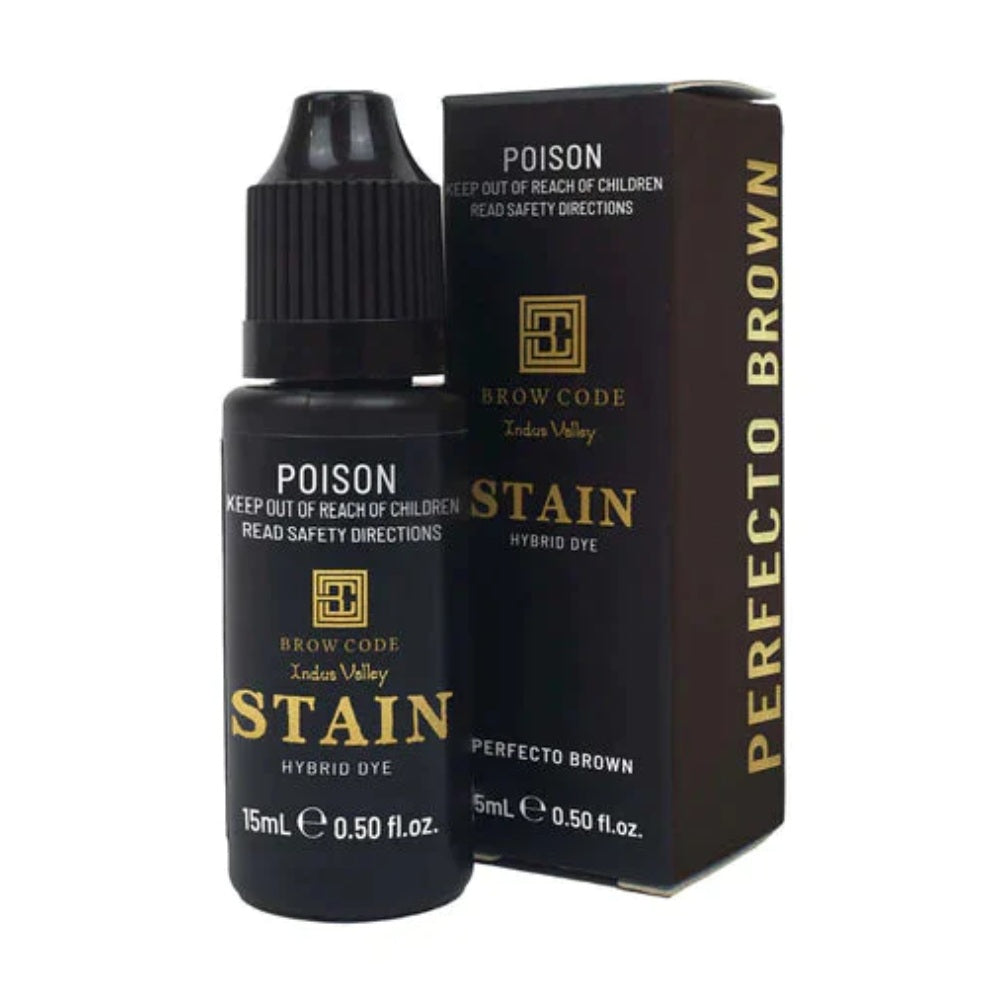 Brow Code Stain Hybrid Brow Dye Harvest Brown 15ml Eyebrow Brow Code