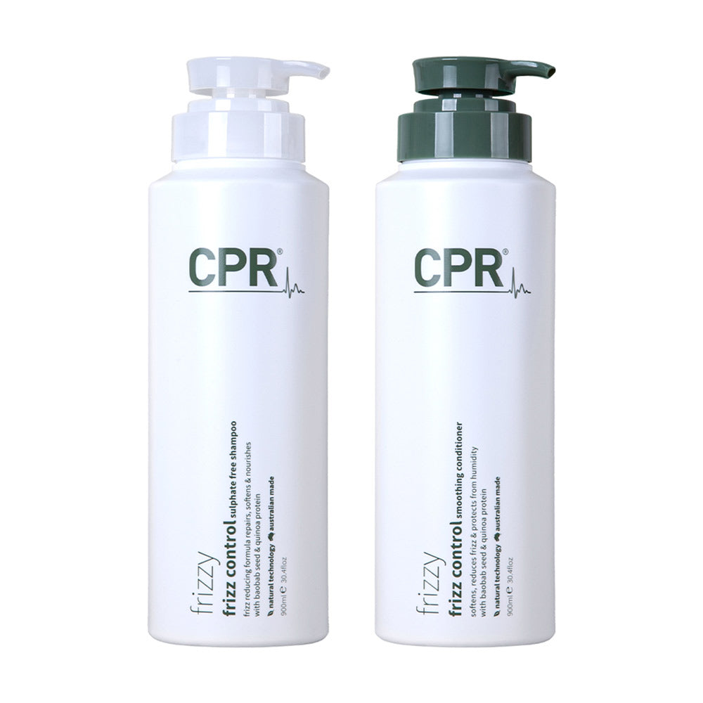 Vitafive CPR Frizzy Frizz Control Sulphate Free Shampoo and Conditioner 900ml Shampoo/Conditioner Vitafive CPR