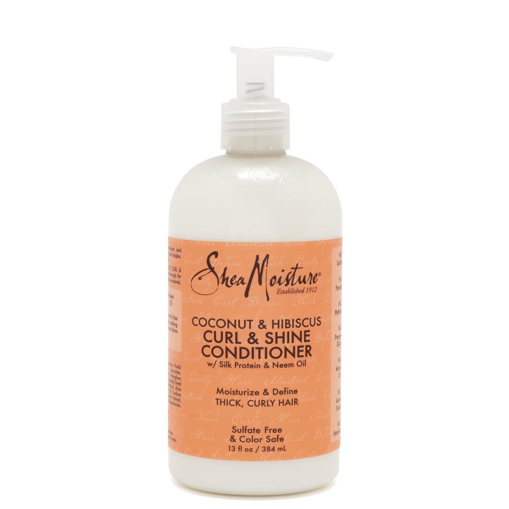 Shea Moisture Coconut and Hibiscus Curl and Shine Conditioner 384ml Shampoo/Conditioner Shea Moisture