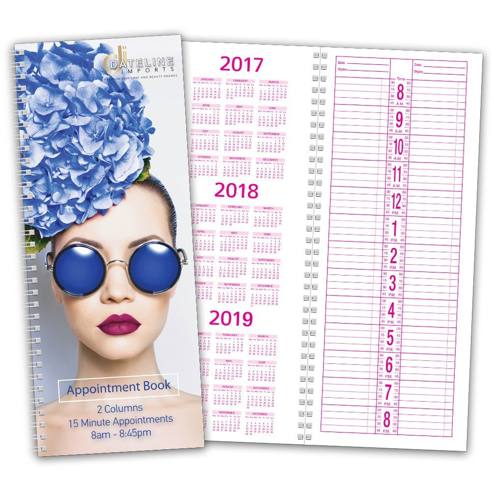 Dateline Professional 50 Page Appointment Book 2 Column Appointment Books - Record Cards Dateline