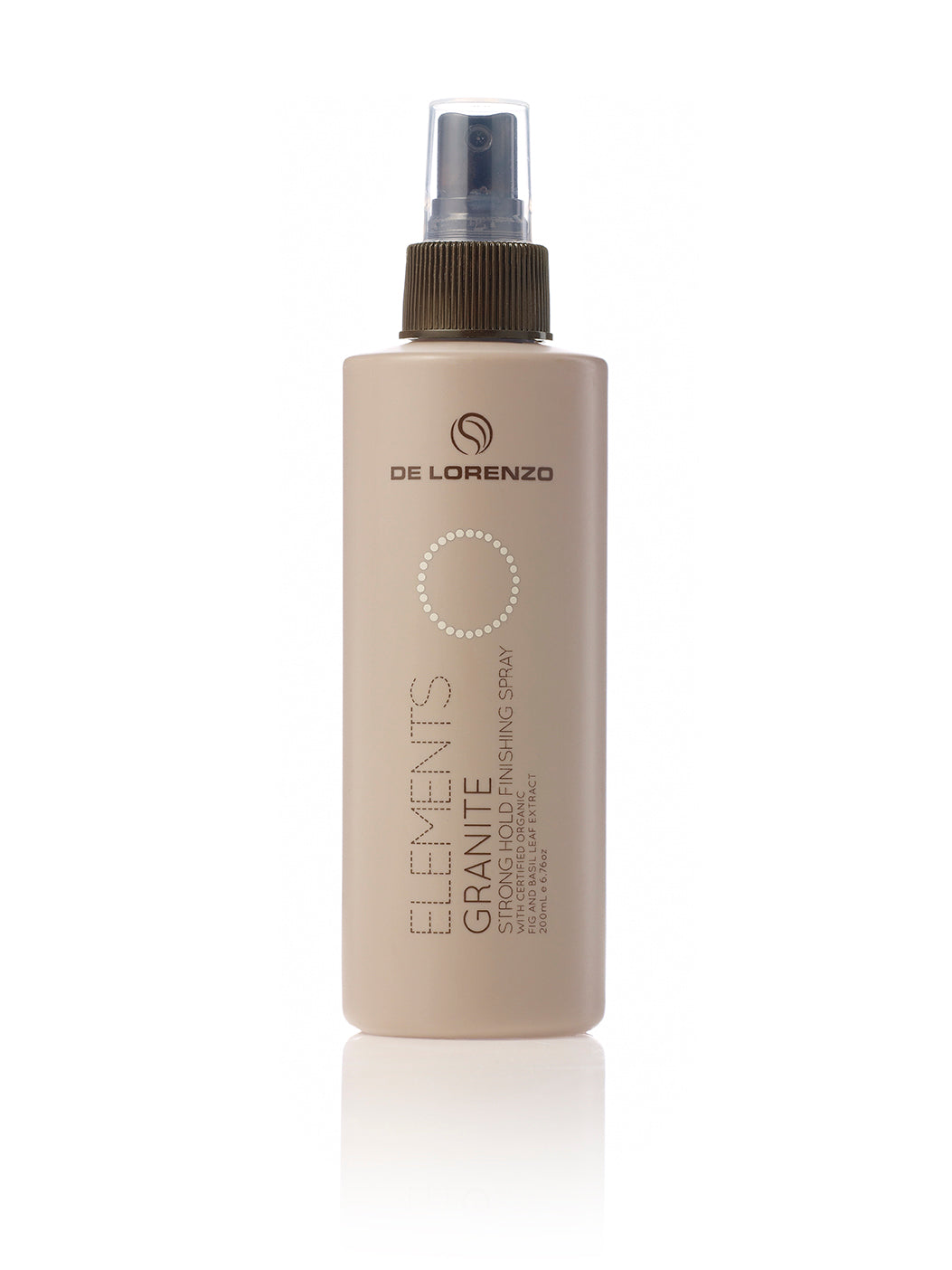 De Lorenzo Elements Non Aerosol Granite 200ml Hair Spray De Lorenzo